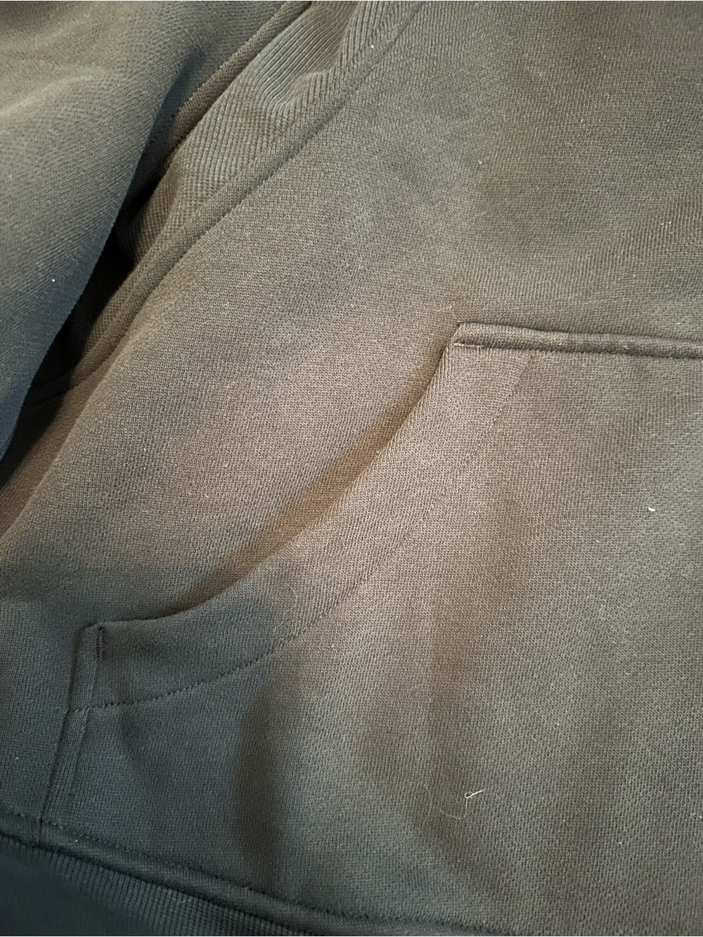 lululemon athletica dark green Half Zip Hoodie with Gold Zipper - Picture 4 of 6